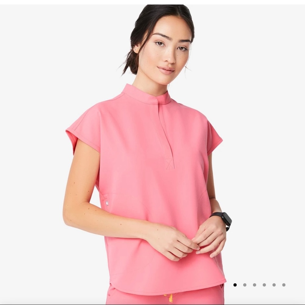 Figs Scrubs Neon Pink